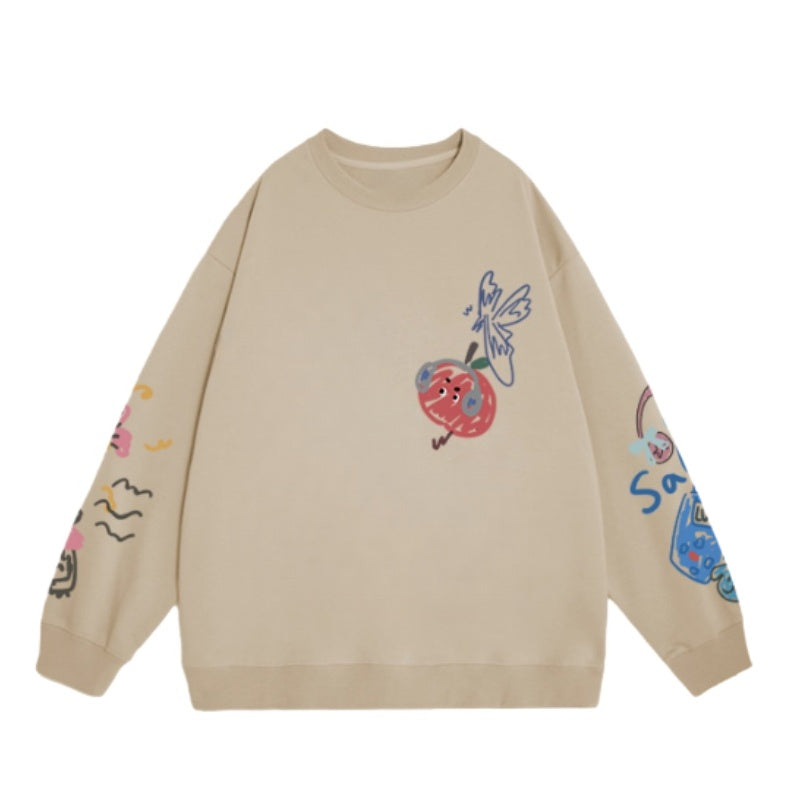 Stylish Black Trendy Sports Sweatshirt