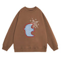 Gentle And Casual Brown Sweatshirt