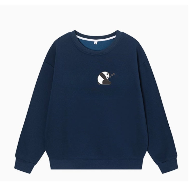 Modern Panda Graphic Crewneck Sweatshirt